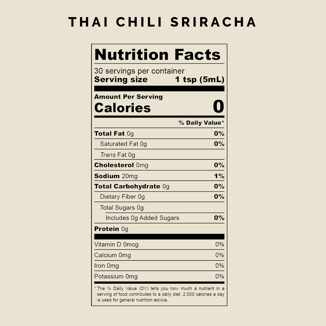 Thai Chili Sriracha - Chutney Style